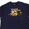 Pre-Loved navy Thunder Ride Harley Davidson T-Shirt - mens xxx-large