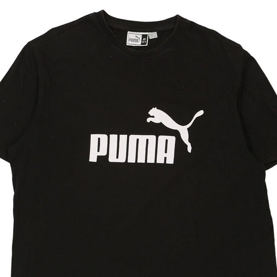 Vintage black Puma T-Shirt - mens x-large