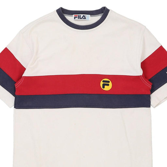 Vintage white Fila T-Shirt - mens small