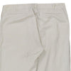 Moncler Trousers - 34W UK 14 White Cotton