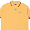 Vintage yellow Napapijri Polo Shirt - mens large