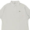 Vintage grey Lacoste Polo Shirt - mens x-large