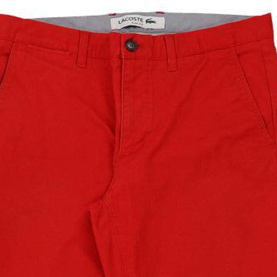 Vintage red Lacoste Trousers - mens 34" waist