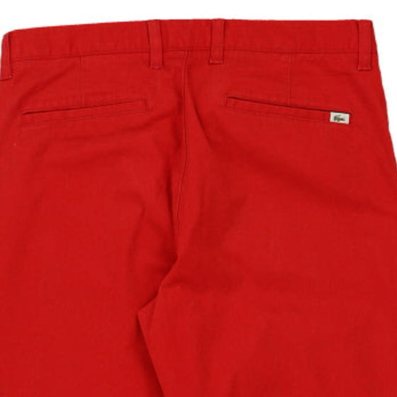 Vintage red Lacoste Trousers - mens 34" waist