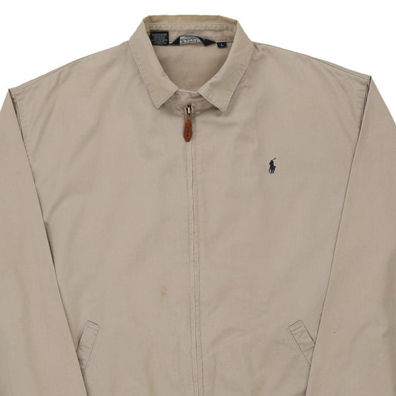 Vintage beige Polo Ralph Lauren Harrington Jacket - mens large