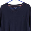 Vintage blue Tommy Hilfiger Jumper - mens x-large