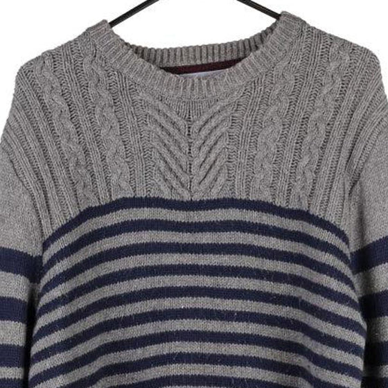 Vintage grey Tommy Hilfiger Jumper - mens large