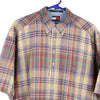 Vintage multicoloured Tommy Hilfiger Short Sleeve Shirt - mens large