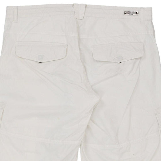 Vintage white Moschino Cargo Shorts - mens 32" waist