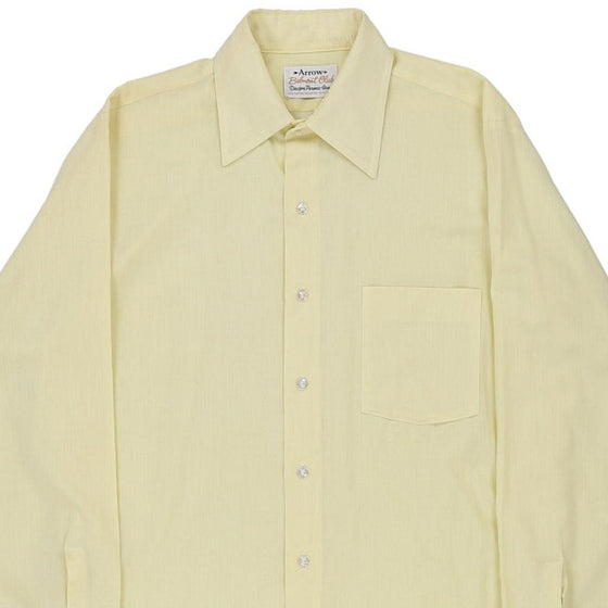 Vintage yellow 70's Belmont Club Shirt - mens large