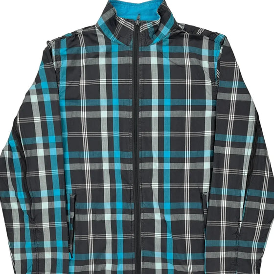 Stussy Checked Jacket - Medium Black Cotton