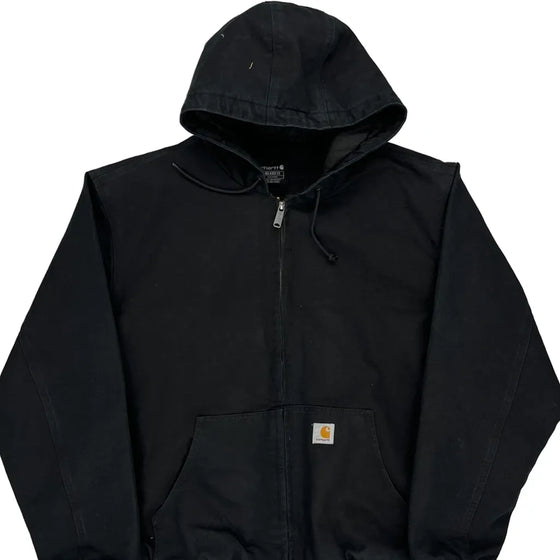 Relaxed Fit Carhartt Oversized Jacket - 2XL Black Cotton