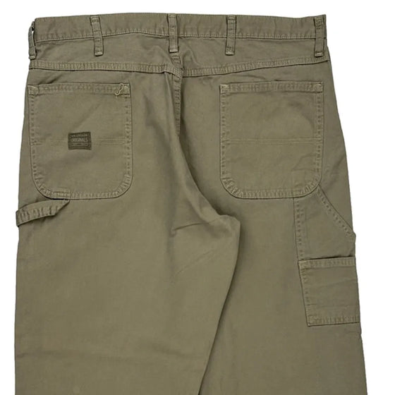 Wrangler Trousers - 38W 29L Khaki Cotton