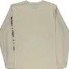 Carhartt Graphic Long Sleeve T-Shirt - Large Cream Cotton