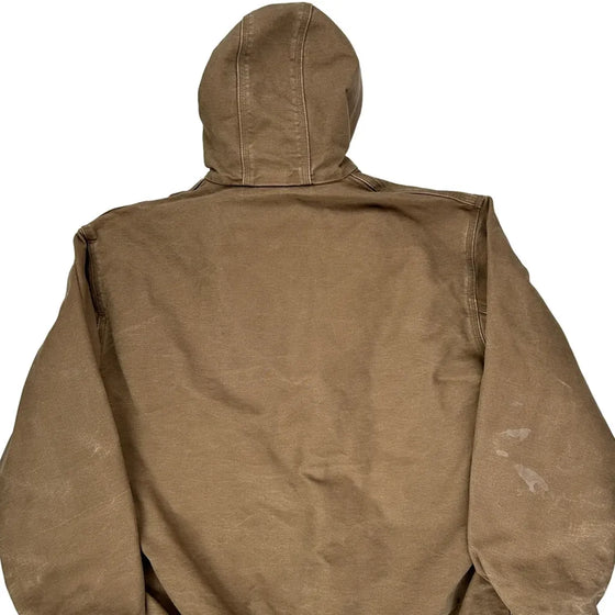 Carhartt Tall Jacket - XL Brown Cotton Blend