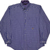 Tommy Hilfiger Checked Shirt - Large Blue Cotton