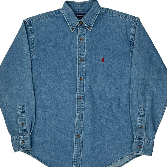 Ralph Lauren Shirt - Medium Blue Cotton