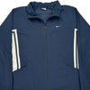 Nike Slim Fit Track Jacket - XL Navy Polyester