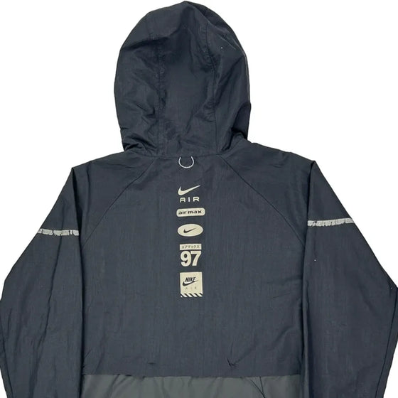 Air Max Nike Waterproof Jacket - Large Black Polyester