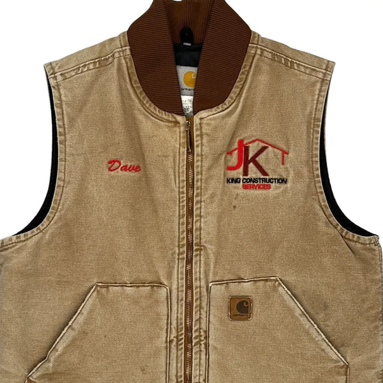 Construction Carhartt Gilet - Medium Beige Cotton