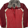 The North Face Waterproof Jacket - Large Red Polyester