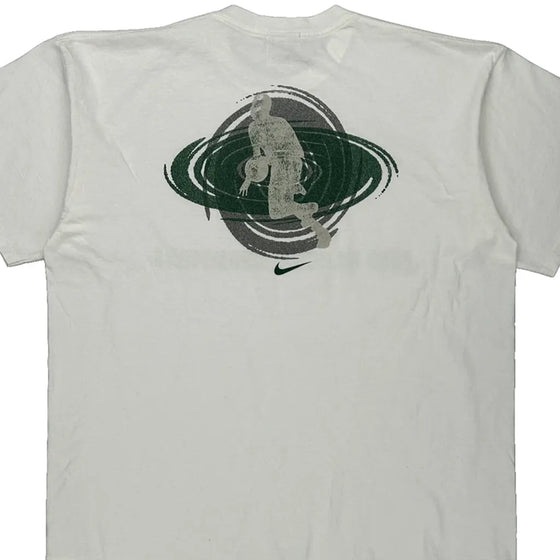 Michigan State Basketball Nike College T-Shirt - XL White Cotton