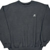 Starter Graphic Sweatshirt - Small Grey Cotton Blend