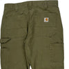 Carhartt Carpenter Trousers - 28″ Waist Green Cotton