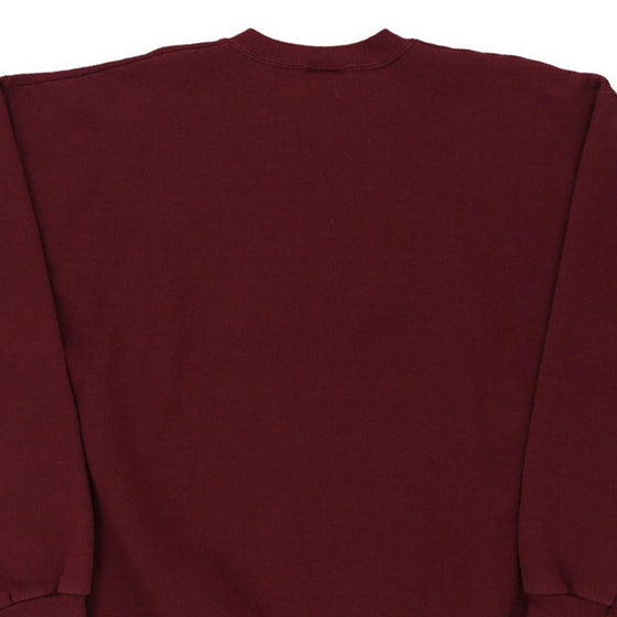 Vintage burgundy Holly Elementary Lee Sweatshirt - mens x-large