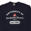 Vintage navy University Of Benjamin Moore Lee Sweatshirt - womens large