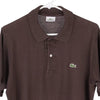 Vintage brown Lacoste Polo Shirt - mens medium