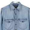 Vintage blue Ralph Lauren Denim Shirt - mens small