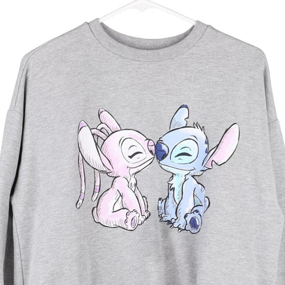 Vintage grey Stitch Disney Sweatshirt - womens small