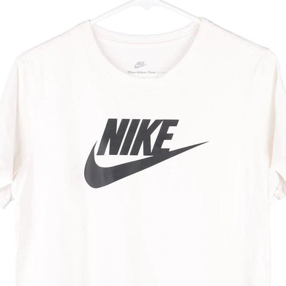 Vintage white Nike T-Shirt - mens medium