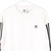 Vintage white Adidas Sweatshirt - womens large