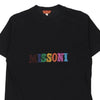 Vintage black Missoni T-Shirt - mens x-large