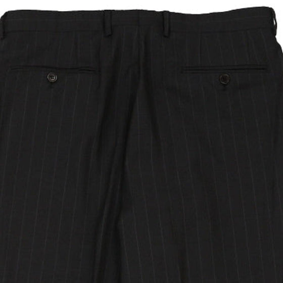 Vintage black Valentino Trousers - mens 36" waist