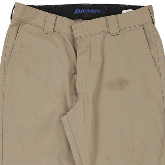 Dickies Trousers - 37W 30L Beige Cotton Blend - Thrifted.com