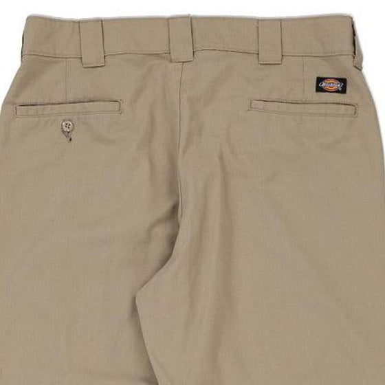 Dickies Trousers - 37W 30L Beige Cotton Blend - Thrifted.com