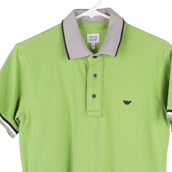 Vintage green Age 16 Armani Polo Shirt - boys large