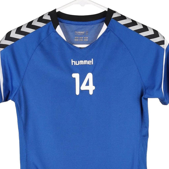 Pre-Loved blue Age 10-12 Hummel Top - boys medium