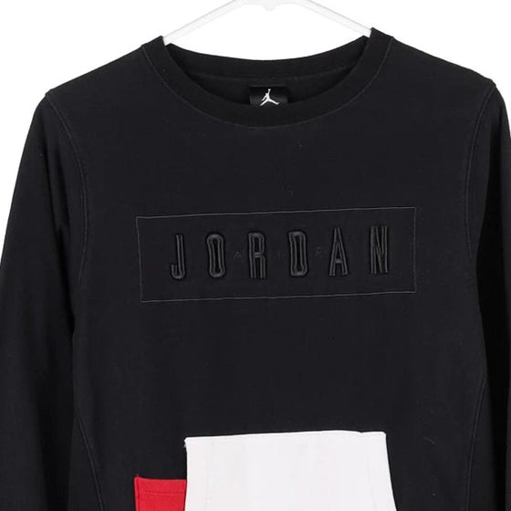 Vintage black Age 10-12 Jordan Sweatshirt - boys medium