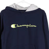 Pre-Loved navy Age 13-14 Champion Hoodie - boys x-large