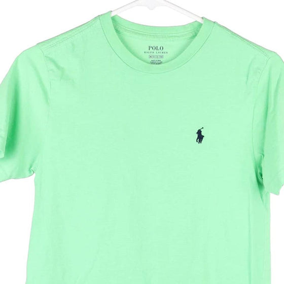 Pre-Loved green Age 10 Polo Ralph Lauren T-Shirt - boys medium