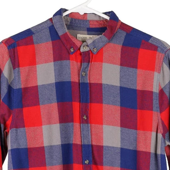 Vintage block colour Age 13-14 Zara Flannel Shirt - boys medium