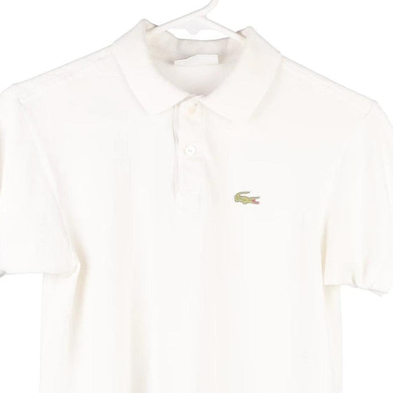 Vintage white Age 10 Lacoste Polo Shirt - boys medium