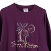 Vintage purple San Diego California Jerzees Sweatshirt - womens large