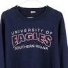 Vintage navy University of Southern Indiana Eagles Gildan Sweatshirt - mens large