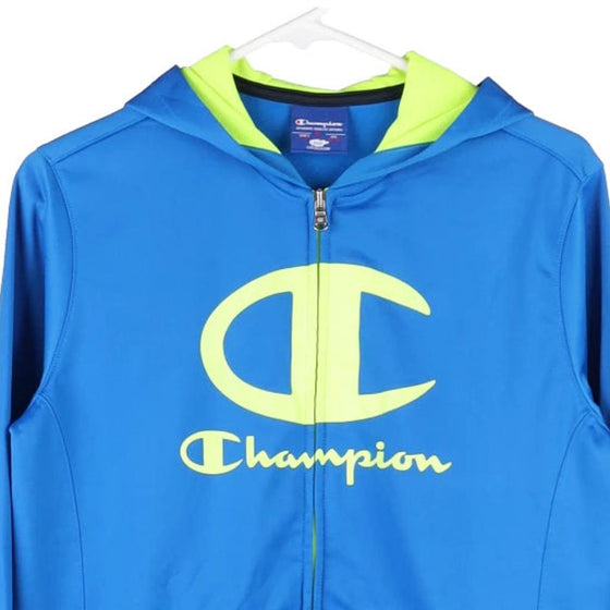 Vintage blue Age 13-14 Champion Hoodie - boys x-large