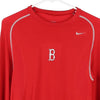 Pre-Loved red Age 13-14 Boston Red Sox Nike Long Sleeve T-Shirt - boys x-large